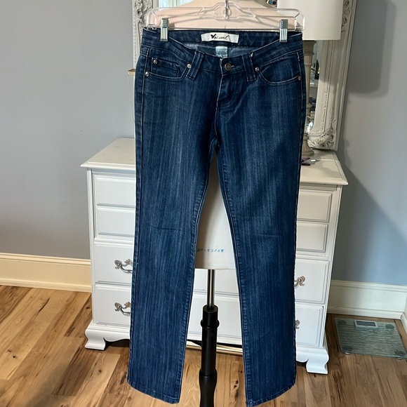 Wet Seal Jeans Womens 5 Straight Leg - Picture 2 of 6